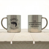 Personalised Stainless Steel Fishing Fuel Outdoor Fishing Mug 