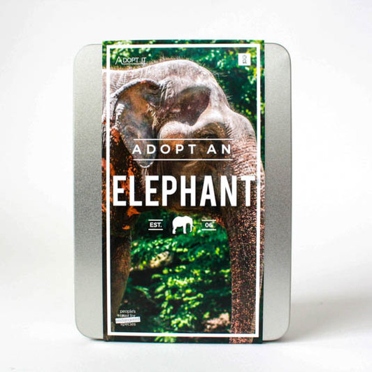 Gift Republic Adopt an Elephant gift tin