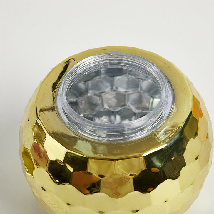 Gold Disco Ball Cocktail Glass