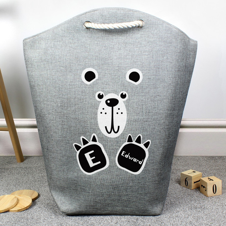 Personalised Bear Toy Storage Bag