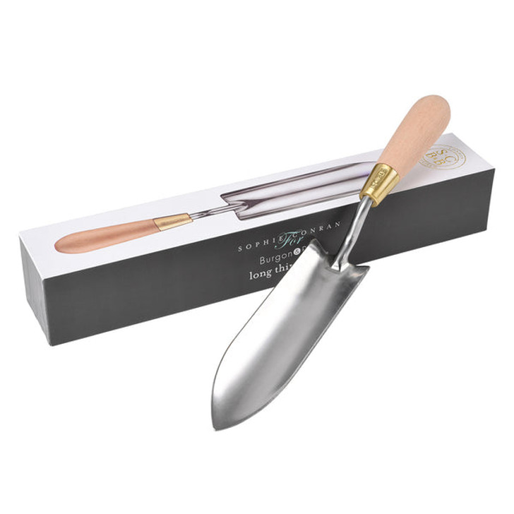 Burgon & Ball Sophie Conran Long Thin Garden Hand Held Trowel Tool Gift Boxed