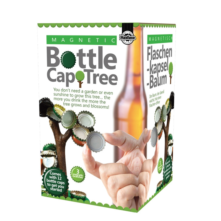 Magnetic Beer Bottle Cap Tree