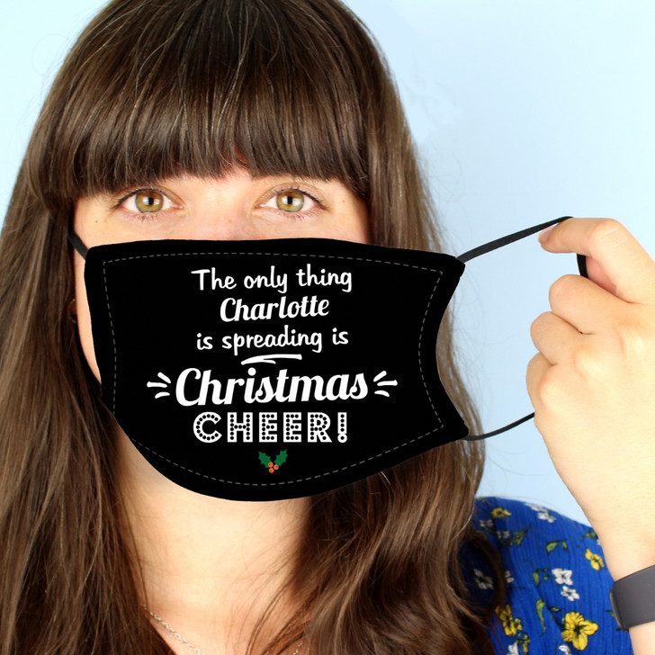 Personalised Spreading Christmas Cheer Face Covering