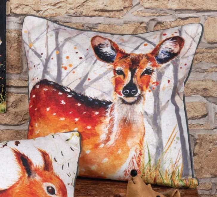 Woodland Deer Cushion