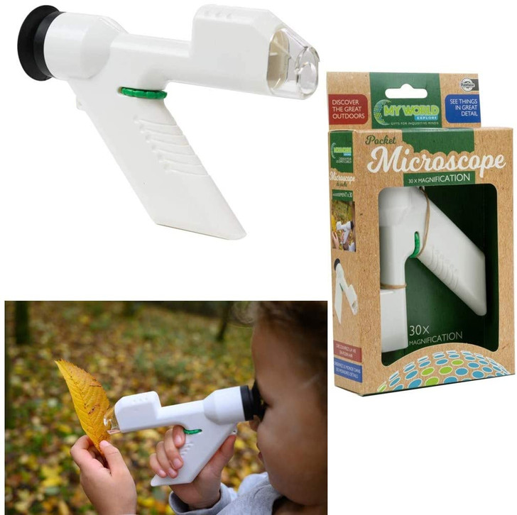 My World Handheld Pocket Microscope 30 x Magnification