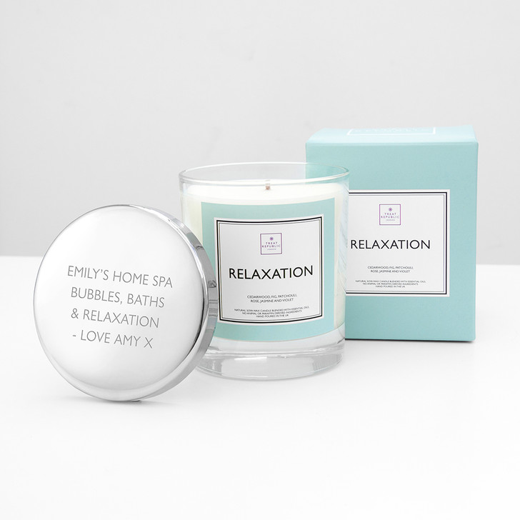 Personalised Relaxation Scented Candles