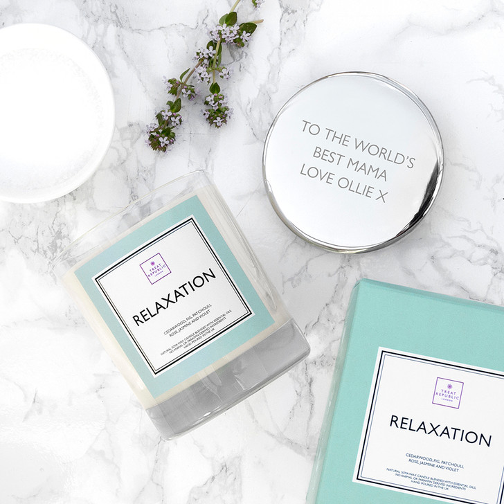 Personalised Relaxation Scented Candles