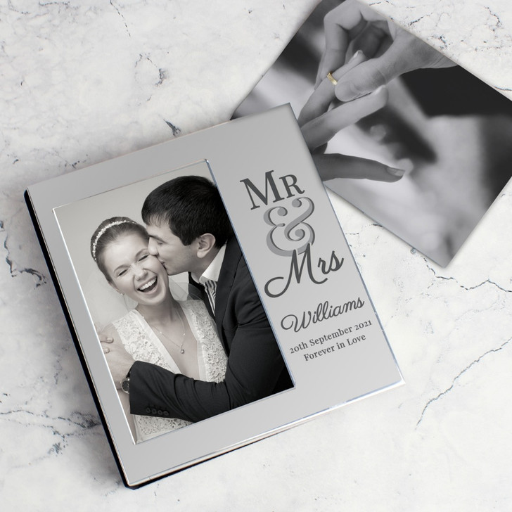 Personalised Mr & Mrs 4x6 Photo Album