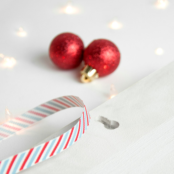 Personalised Holly Festive Christmas Mantle Piece Decoration