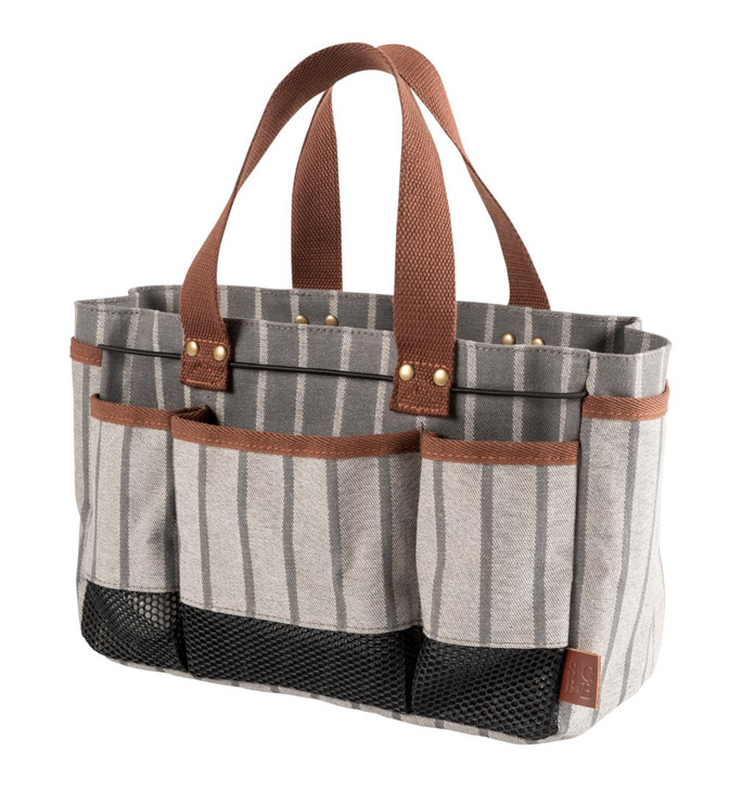 Burgon & Ball Sophie Conran Garden Tool Storage Bag Holder with 8 Pockets - Grey