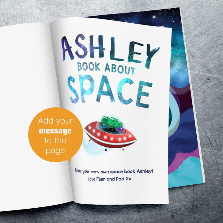Personalised Book About Space and Toy Gift Set
