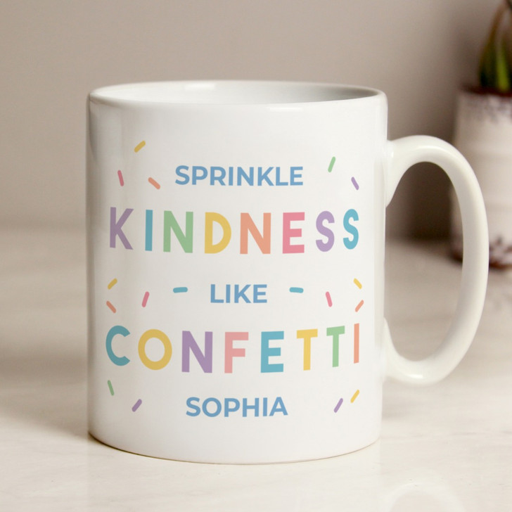 Personalised Sprinkle Kindness Like Confetti Mug