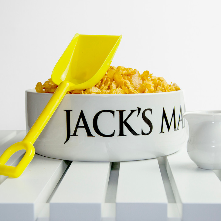 Personalised Extra Large Ceramic Man Bowl Left Side View