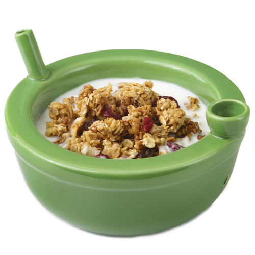 Premium Roast & Toast Assorted Colors Ceramic Cereal Bowl - #6108