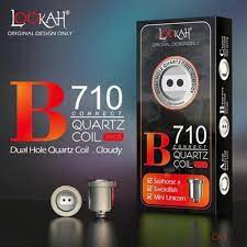 Lookah 710 Quartz Replacement Coils - Dual Hole Quartz Type B - 5pk (Dragon Egg Compatible)