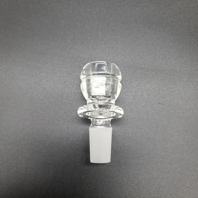 Clear Glass Bowl/Slide - 14mm Male (Styles May Vary) - #9452