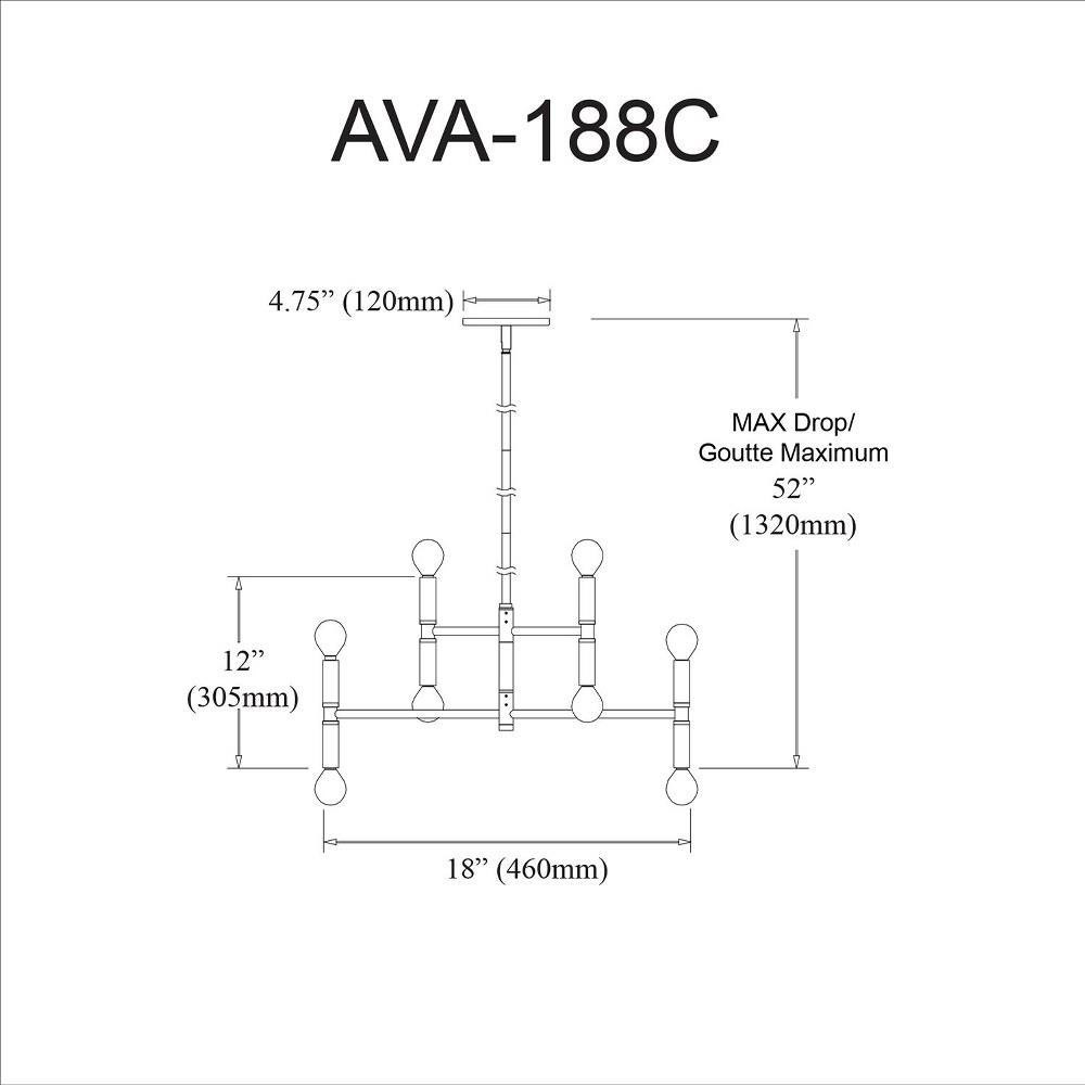 AVA-188C-MB | dimension