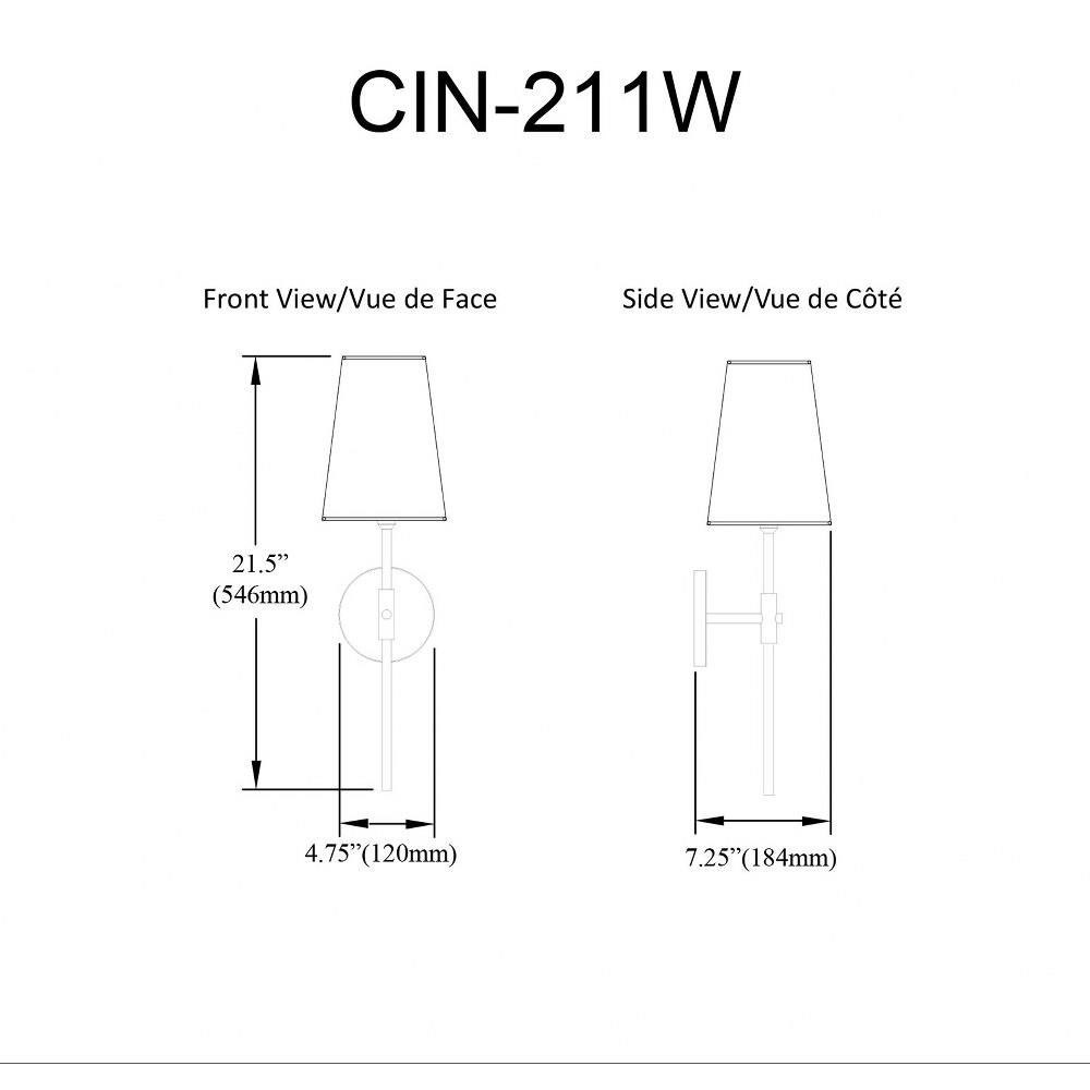CIN-211W-MB-AGB-790 | dimension