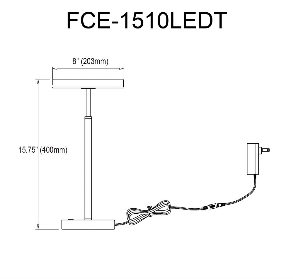 FCE-1510LEDT-SN | dimension