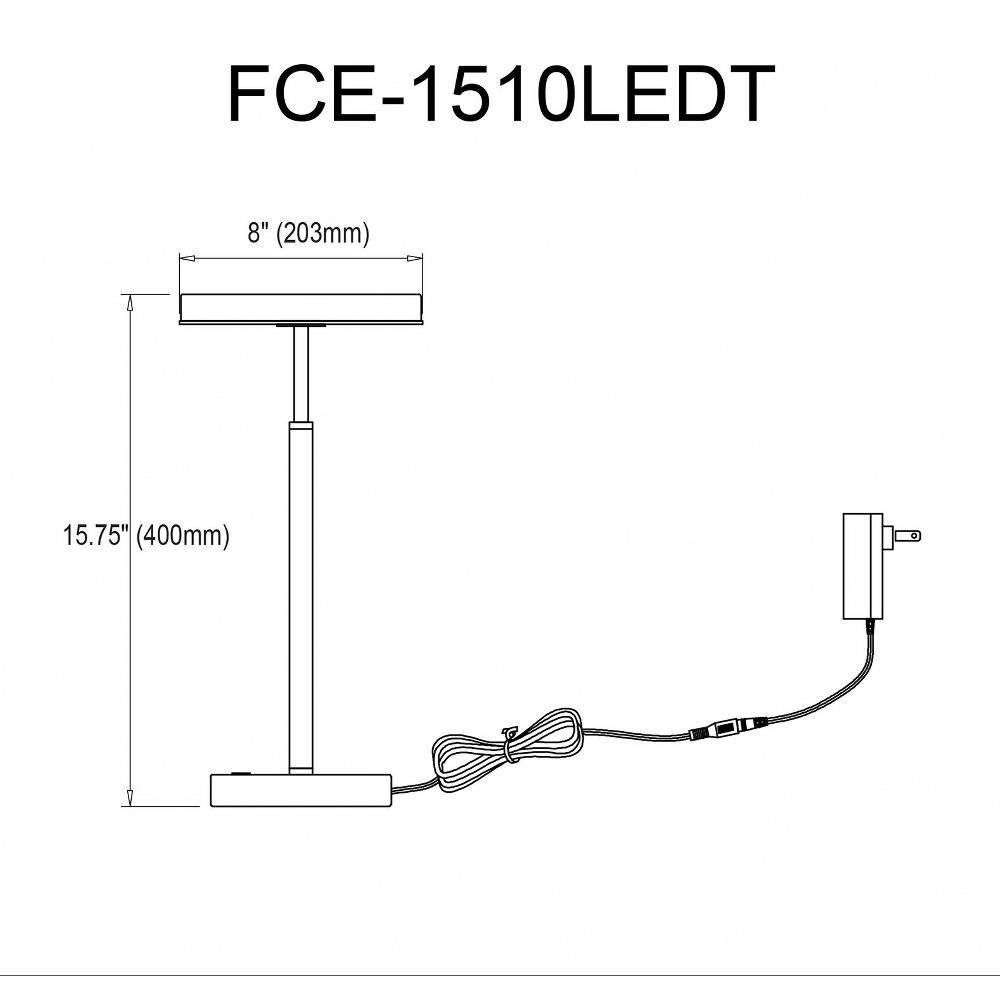 FCE-1510LEDT-SB | dimension