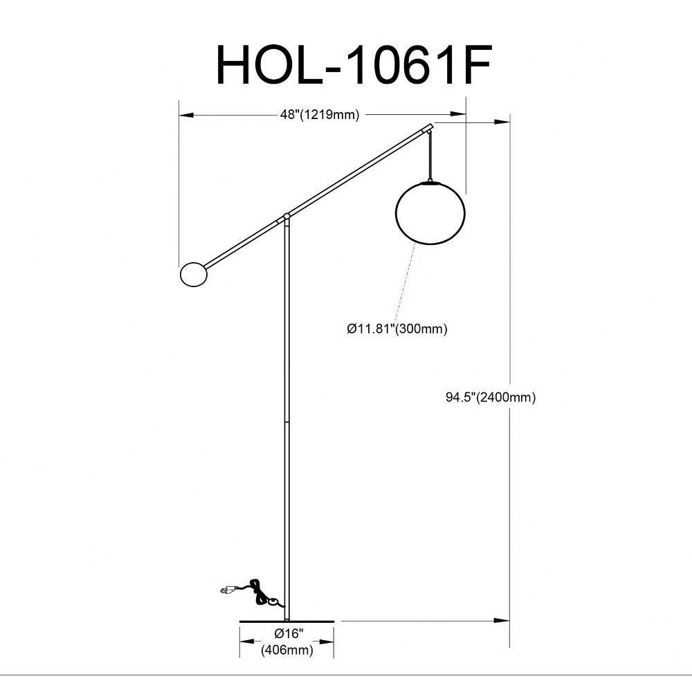 HOL-1061F-AGB | dimension