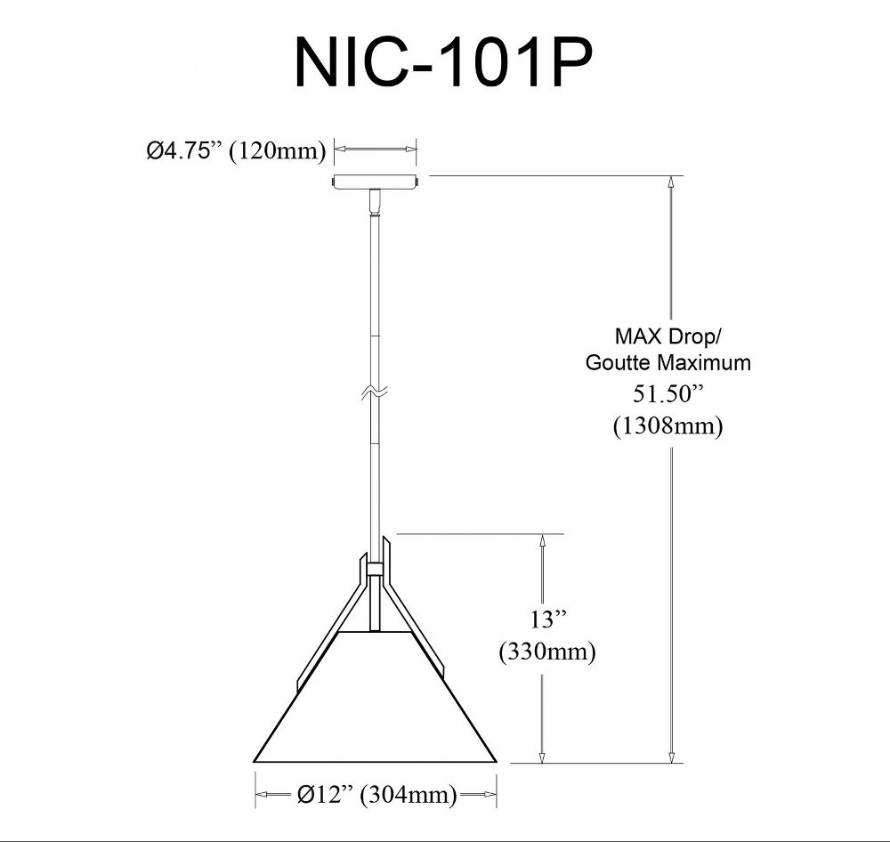 NIC-101P-AGB | dimension