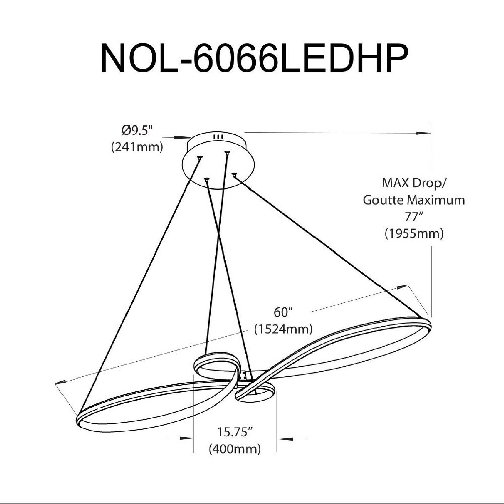 NOL-6066LEDHP-MB | dimension