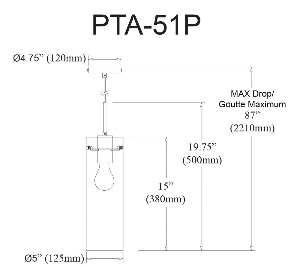 PTA-51P-CFF-AGB | dimension