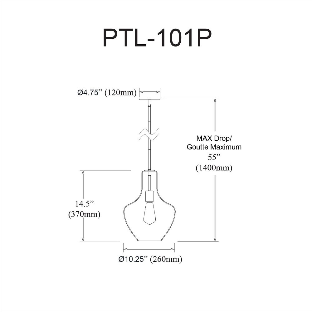 PTL-101P-AGB | dimension