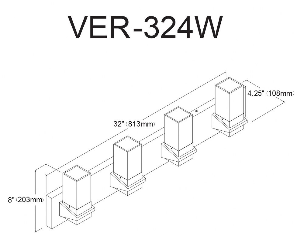 VER-324W-MB | dimension