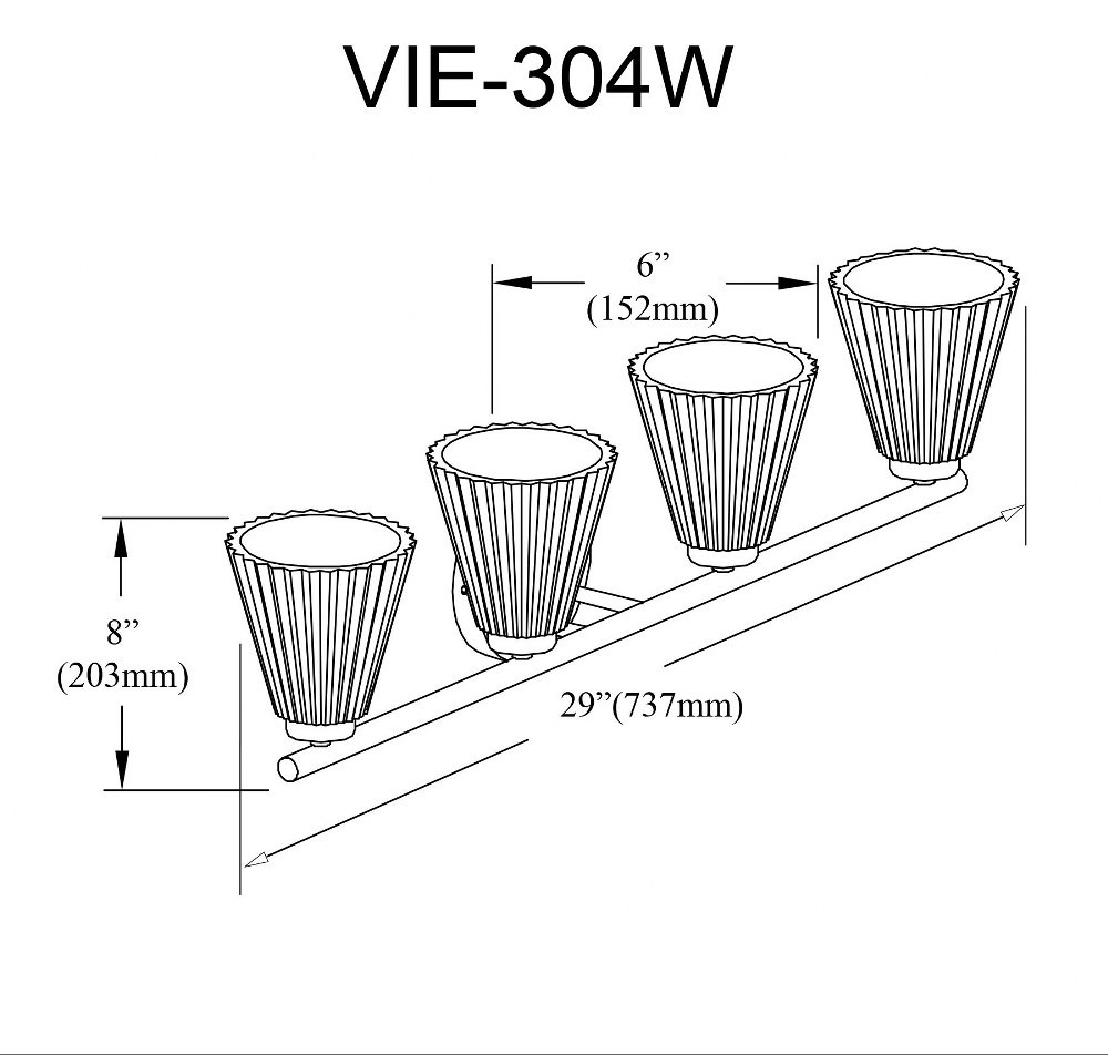 VIE-304W-MB | dimension
