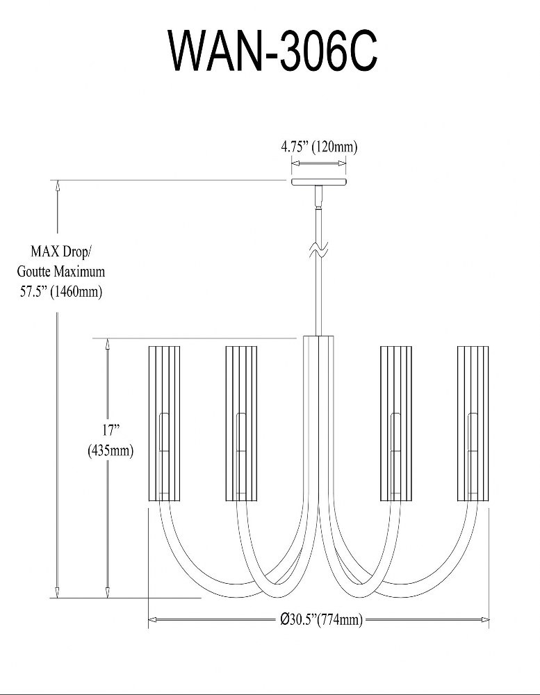 WAN-306C-MB-AGB-FR | dimension