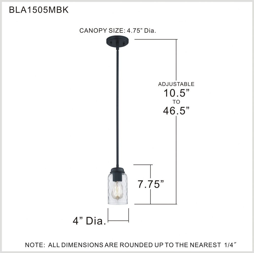 BLA1505MBK | dimension