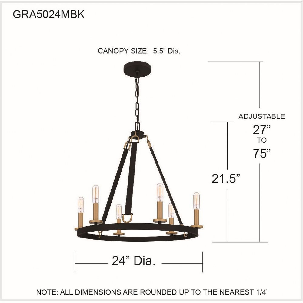 GRA5024MBK | dimension