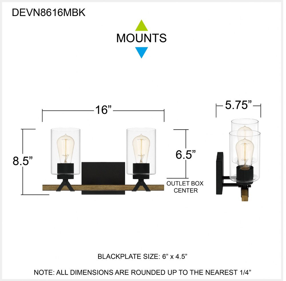 DEVN8616MBK | dimension
