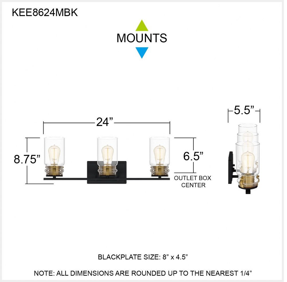 KEE8624MBK | dimension