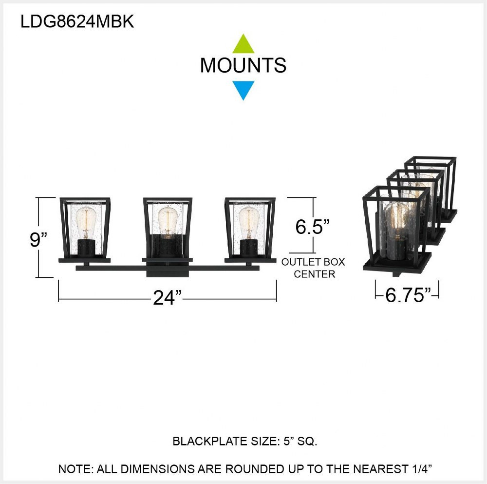 LDG8624MBK | dimension