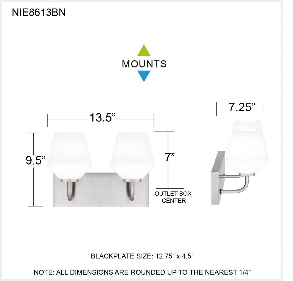 NIE8613BN | dimension