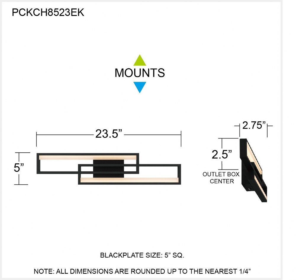 PCKCH8523EK | dimension