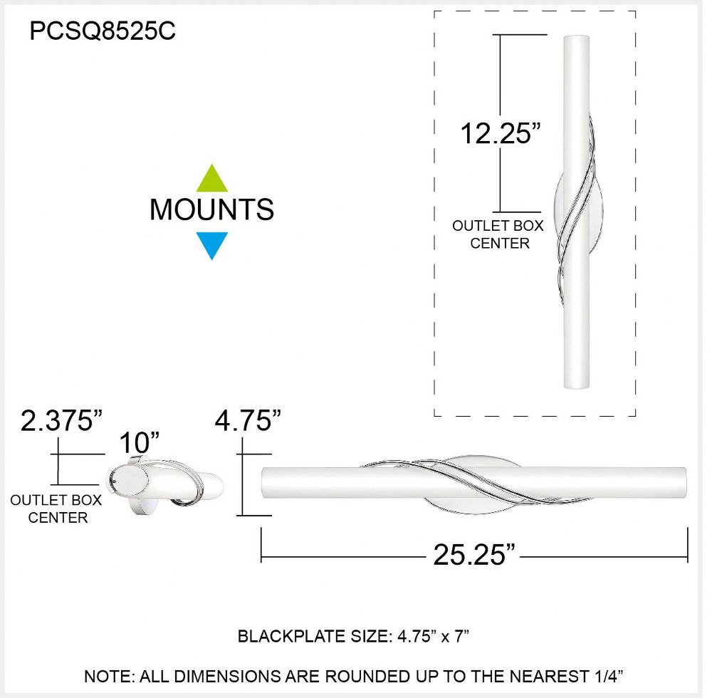 PCSQ8525C | dimension