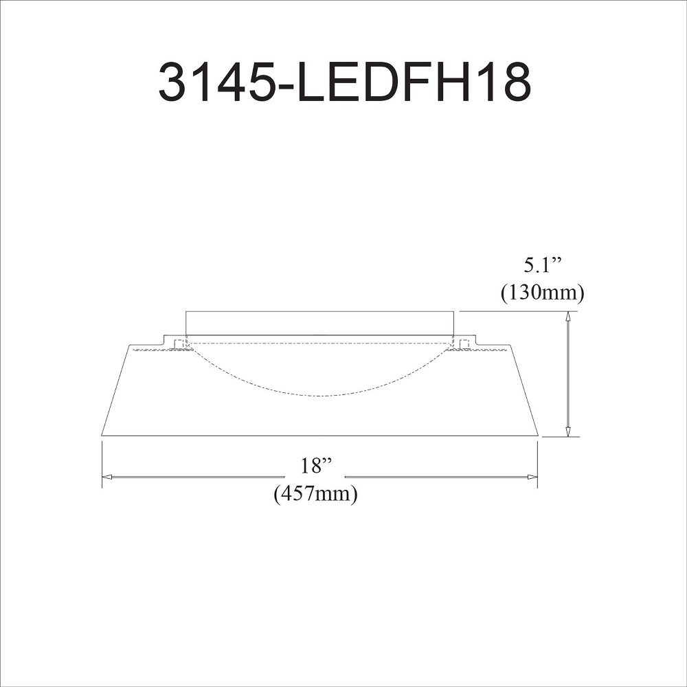 3145-ledp18-cl-mw | dimension