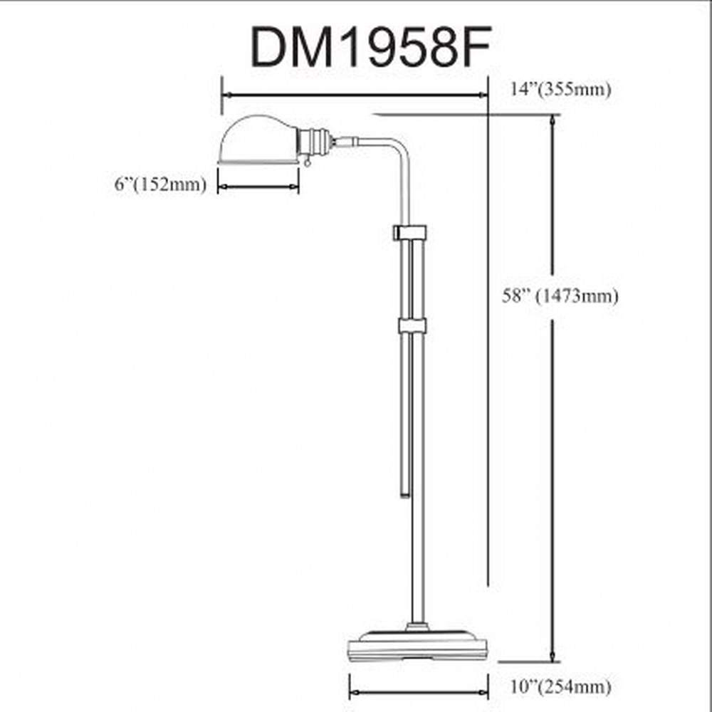 dm1958f-obb | dimension