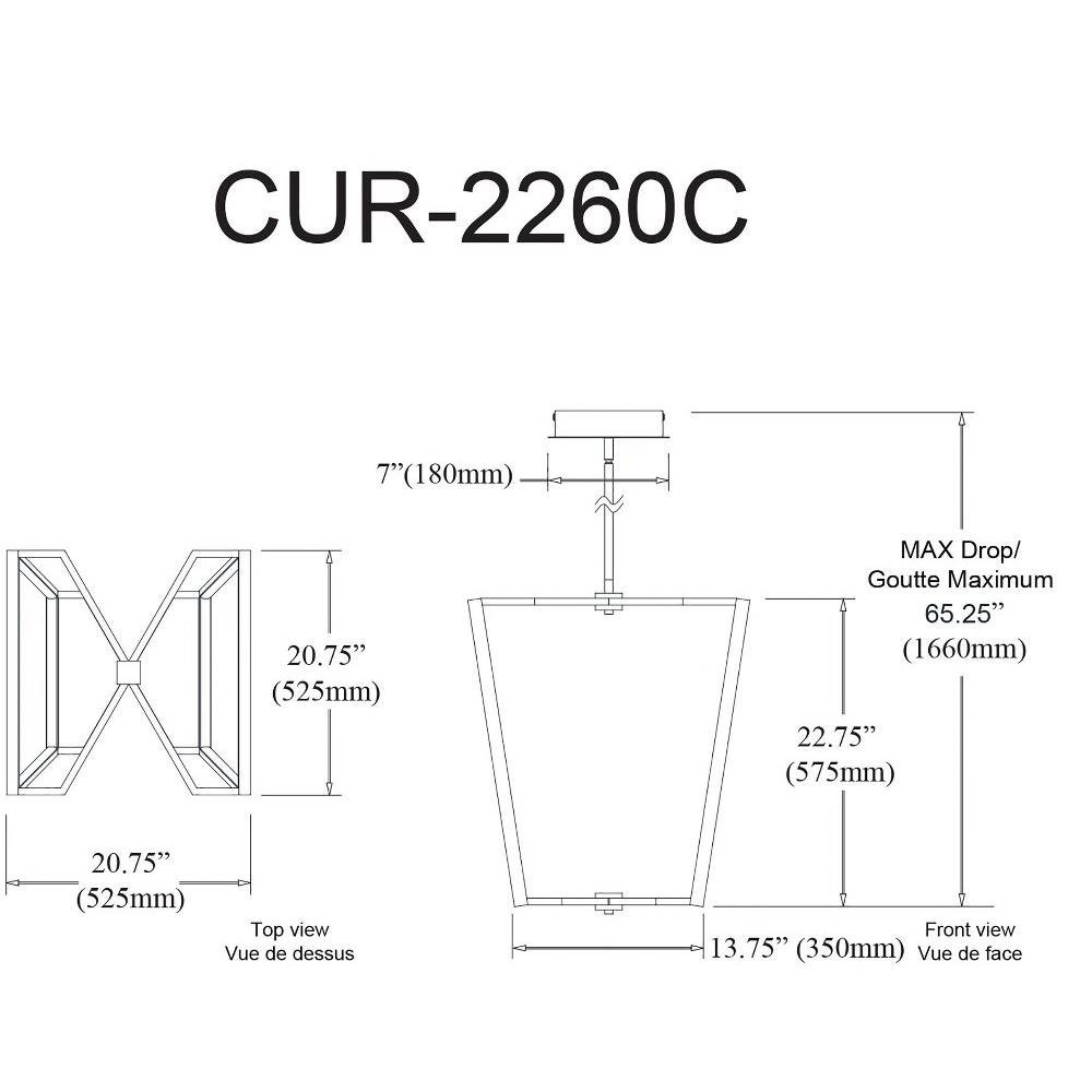 CUR-2260C-AGB | dimension
