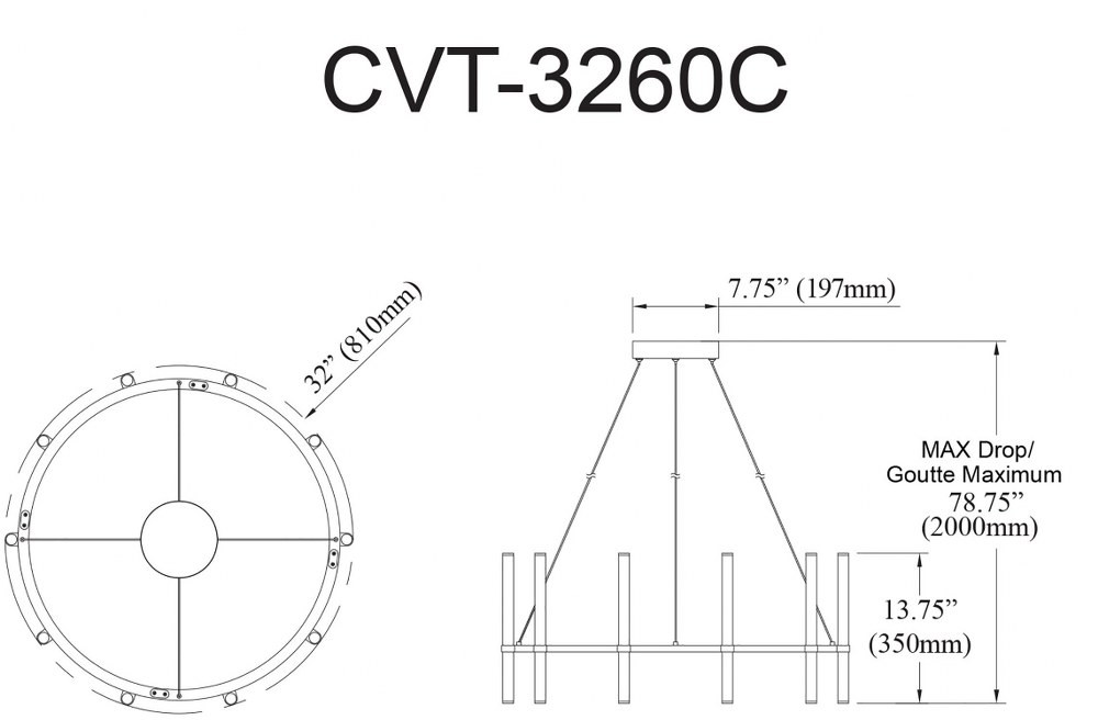 CVT-3260C-AGB | dimension