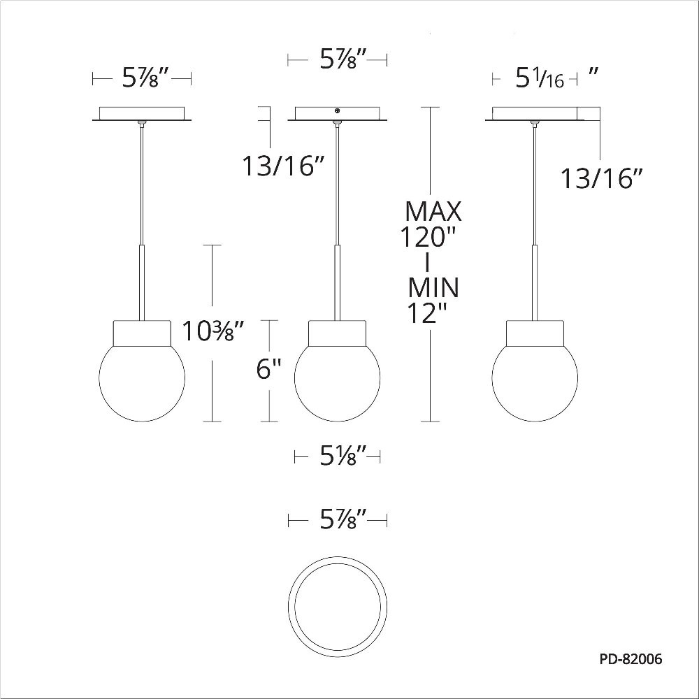 PD-82006-T24-BK | dimension