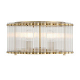 Glasbury 5 Light Flush Mount 8.75 Inch Tall and 17.75 Inch Wide by Eurofase - 49185