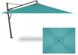 10x13 Foot Aluminum Manual Rectangle Cantilever Umbrella by Treasure Garden - AKZPRT