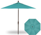 Starlux 9 Foot Crank Lift Octagon Market Umbrella by Treasure Garden - UM800LX