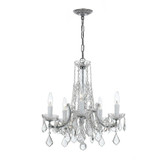 Traditional Crystal 5 Light Small Chandelier by Crystorama 4576