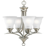 Trinity 4 Light Small Chandelier by Progress - P4326